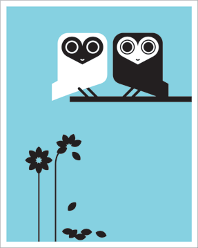 Oma and Olaf Owl Poster