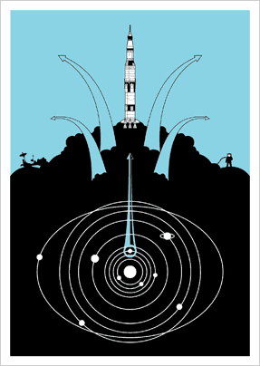 Rockets to the Future Poster